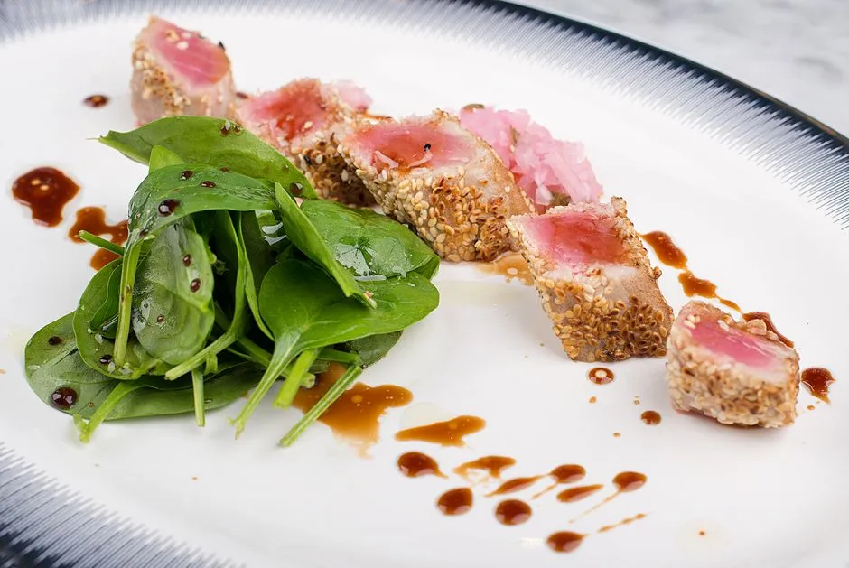 Bonito Tuna Belly with Vinaigrette